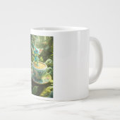 Celebi & Mew's Jungle Matcha Adventure Specialty Jumbo-Tasse (Vorderseite Rechts)