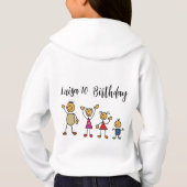 Celebracion de Cumpleanos con amigos y princesa Hoodie (Rückseite)