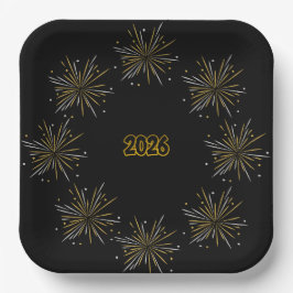 Celebrate 2026 Paper Plate Pappteller