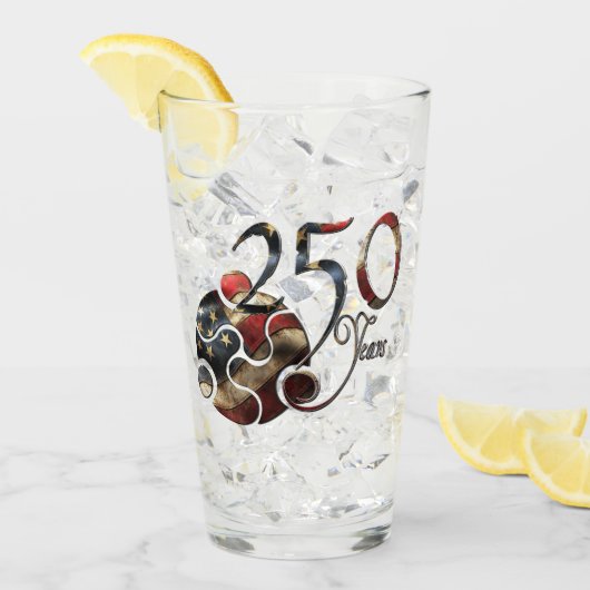 Celebrate 250 Years of American Dreams Glas (Vorderseite Ice)