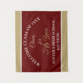 Celebrate! 50th Class Reunion party Wandteppich (Vorderseite)