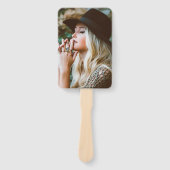 Celebrate Abschluss Benutzerdefiniertes Foto und T Fächer (Vorderseite)