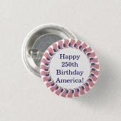 Celebrate America 250 #17 Button (Vorne & Hinten)