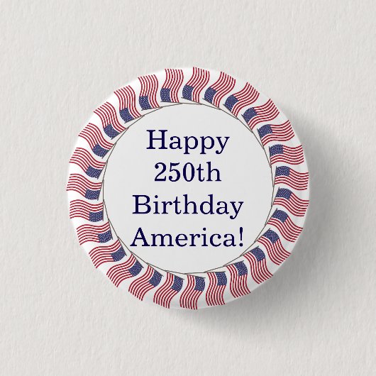 Celebrate America 250 #17 Button (Vorderseite)