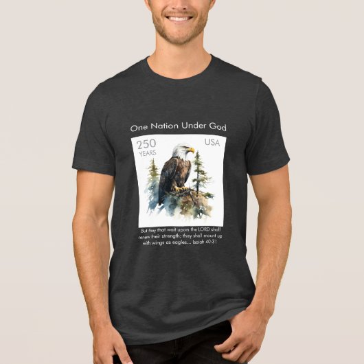 Celebrate America 250 #75 Tri-Blend Shirt (Vorderseite)