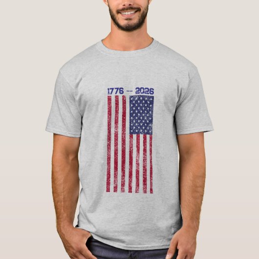 Celebrate America 250 Men's T-shirt with Flag #2 (Vorderseite)