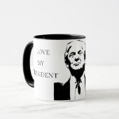 Celebrate America 250 with President Trump #1 Tasse (Vorderseite Links)
