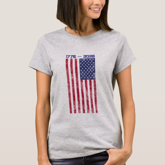 Celebrate America 250 Women's T-shirt with Flag #4 (Vorderseite)