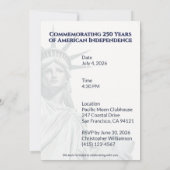 Celebrate America at 250 Patriotic Invitation (Rückseite)