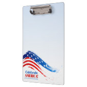 Celebrate America Clipboard Klemmbrett (Links)