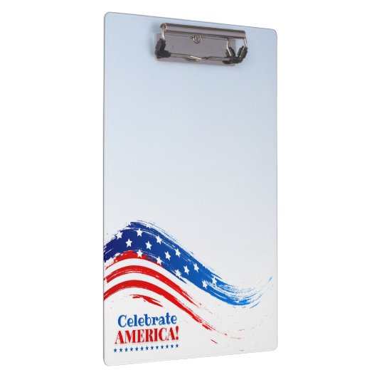 Celebrate America Clipboard Klemmbrett (Rechts)