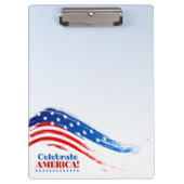 Celebrate America Clipboard Klemmbrett (Vorderseite)