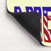 Celebrate America Flag Font #1 usepad Mousepad (Ecke)