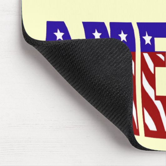 Celebrate America Flag Font #1 usepad Mousepad (Ecke)