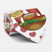 Celebrate American Football Hearts Krawatte (Gerollt)