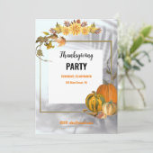 Celebrate Autumn: Pumpkin Patch Inspired Einladung (Stehend Vorderseite)