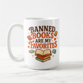 Celebrate Banned Literature Pride Kaffeetasse (Links)