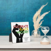 CELEBRATE BLACK GESCHICHTE Christliche Schrift Fotoplatte (InSitu)