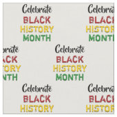 Celebrate BLACK GESCHICHTE Monat Stoff (Nahaufnahme)