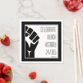 CELEBRATE BLACK HISTORY 247365 BHM Paper Serviette (Beispiel)