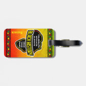 Celebrate Black History African Map Gepäckanhänger (Rückseite horizontal)