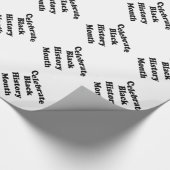 Celebrate Black History Monat Geschenkpapier (Ecke)