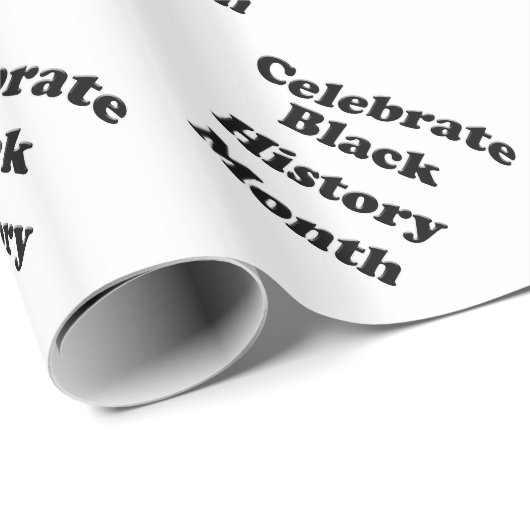 Celebrate Black History Monat Geschenkpapier (Rolleneckpunkt)