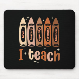 Celebrate Black History Monat I lehren Schwarze Hi Mousepad