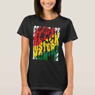 Celebrate Black History Montag Afrikanischer ameri T-Shirt