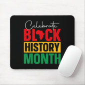 Celebrate Black History Montag Afrikanischer Schwa Mousepad (Mit Mouse)