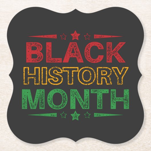 Celebrate Black History Month, 19. Juni Untersetzer (Vorderseite)