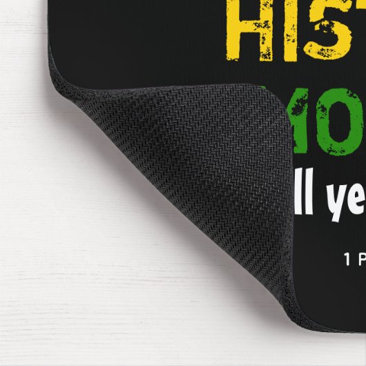 Celebrate Black History Month BHM Scripting Mousepad (Ecke)