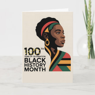 CELEBRATE BLACK HISTORY MONTH Customizable BHM  Karte
