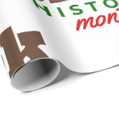 celebrate black history month geschenkpapier (Rolleneckpunkt)