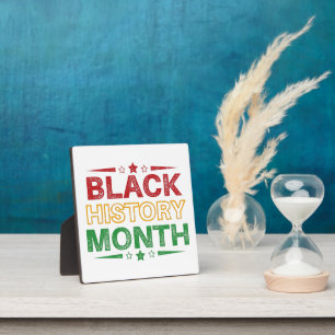 Celebrate Black History Month, Juneteenth Fotoplatte