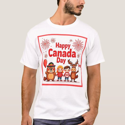 Celebrate Canada Joy T-Shirt (Vorderseite)