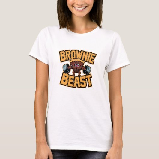 Celebrate Chocolate with Brownie Designs T-Shirt (Vorderseite)