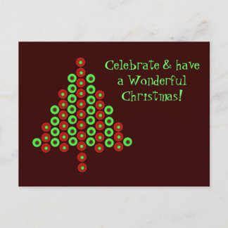 Celebrate Christmas Feiertagspostkarte