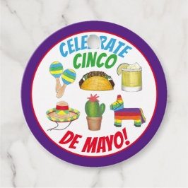 Celebrate Cinco de Mayo Fiesta Taco Piñata Cactus Geschenkanhänger