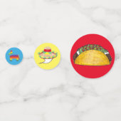 Celebrate Cinco de Mayo Fiesta Taco Piñata Cactus Konfetti (Vorderseiten)