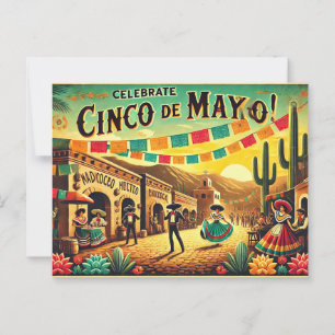 Celebrate Cinco de Mayo Postkarte