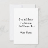 Celebrate Confetti Einladung (Rückseite)