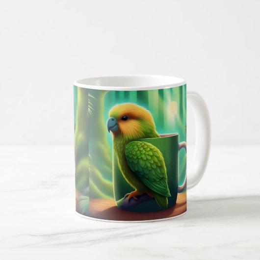 Celebrate Conservation: Kakapo Magic Tasse enthüll (VorderseiteRechts)