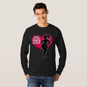Celebrate Curves with Our God Bless Thick Chicks T-Shirt (Vorne ganz)