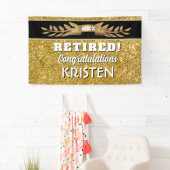 Celebrate! Custom Retirement Party Banner (Insitu)