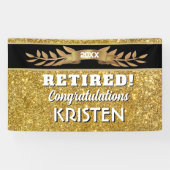 Celebrate! Custom Retirement Party Banner (Horizontal)