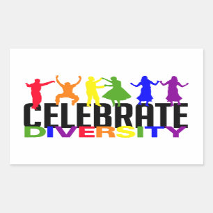 Celebrate Diversity Aufkleber