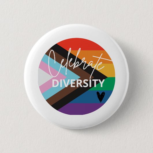 Celebrate Diversity Button (Vorderseite)