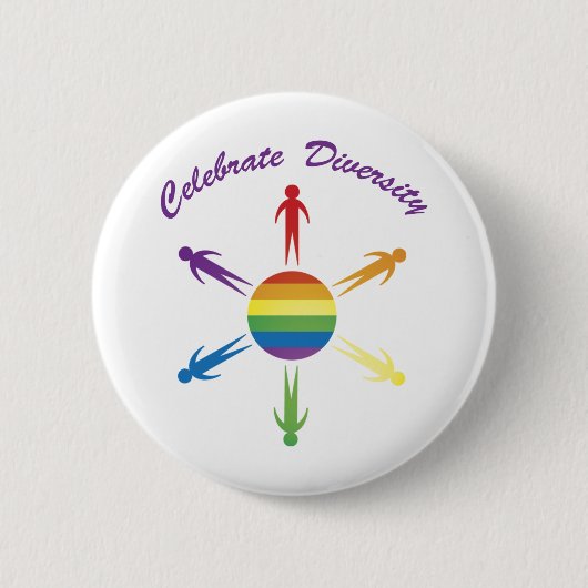 Celebrate Diversity Circle Buttons (Vorderseite)