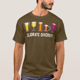 Celebrate Diversity Craft Bierdesign Beer T-Shirt